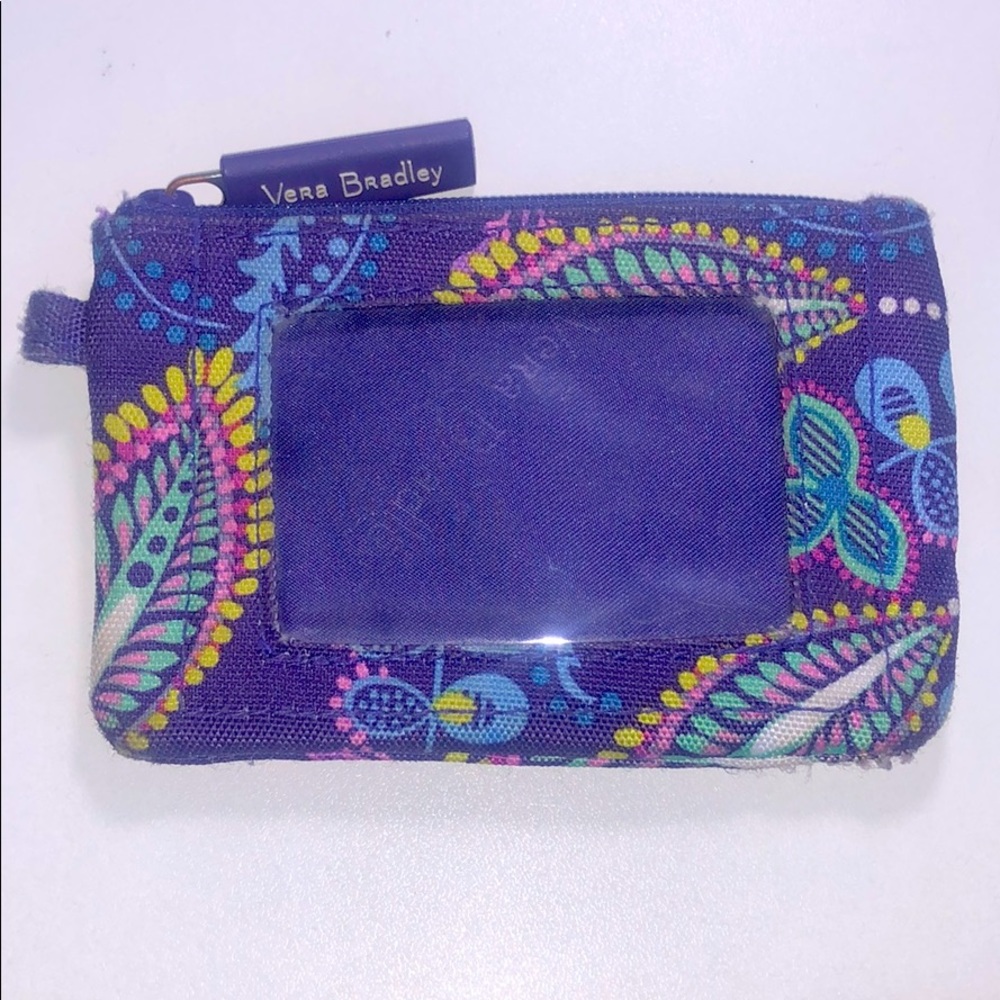 Vera Bradley Purple Floral Card Holder